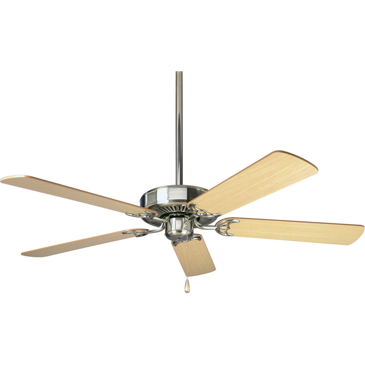 AirPro 52 inch Brushed Nickel with Cherry/Natural Cherry Blades Ceiling Fan